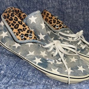 Vans skater high top mixed print